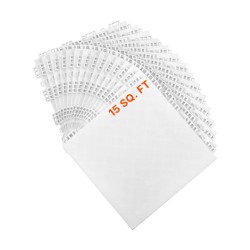 Polypropeeniset lattialaatat 315 x 315 mm 15 kpl harmaa-valkoinen jääkiekko- ja rullaluisteluun