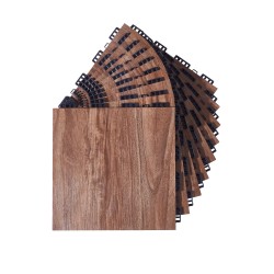 Yhdistettävät tanssilattian palat PP ja PVC 315x315 mm 9 kpl pehmustettu pohja