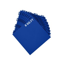 Harjoittelulaatat polypropeeni 315×315 mm 8 kpl sininen jääkiekkoharjoitteluun