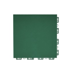 Toisiinsa lukkiutuvat PP-muoviset harjoituslattialaatat 8 kpl 315 x 315 mm vihreät jääkiekko