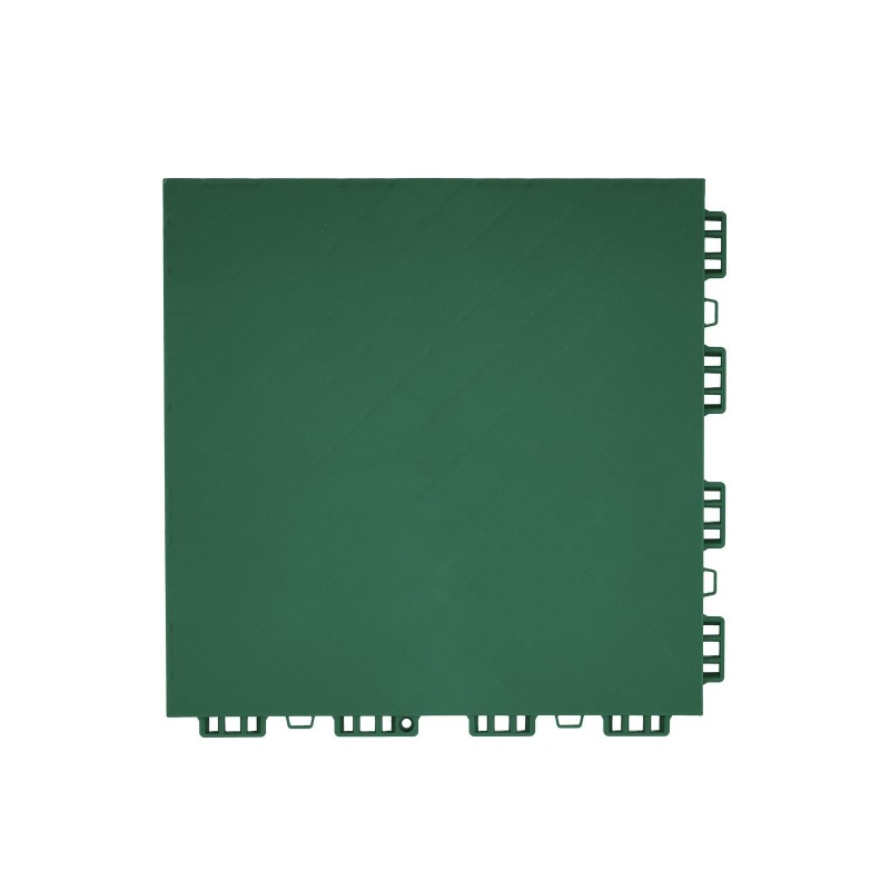 Toisiinsa lukkiutuvat PP-muoviset harjoituslattialaatat 8 kpl 315 x 315 mm vihreät jääkiekko