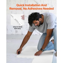 Kuivatilajääkiekkolaatat PP-muovi 315 x 315 mm 8 kpl harjoitteluun harmaa valkoinen