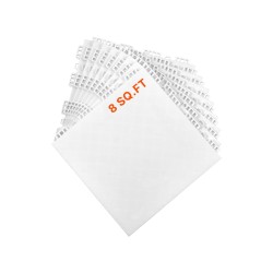 Kuivatilajääkiekkolaatat PP-muovi 315 x 315 mm 8 kpl harjoitteluun harmaa valkoinen