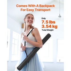 Tanssi- ja joogamatto polyvinyylikloridi 200 x 100 cm 1,5 mm säilytyslaukulla