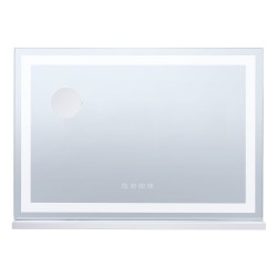 Valopeili neliö valkoinen 800x120x572 mm 3 värilämpötilaa 5x suurennus Bluetooth USB