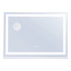 Valopeili meikkaamiseen 80x55 cm valkoinen teräsrunko pöytä tai seinä 3 värilämpötilaa