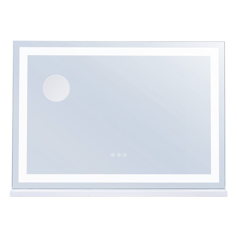 Valopeili meikkaamiseen 80x55 cm valkoinen teräsrunko pöytä tai seinä 3 värilämpötilaa