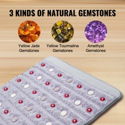 Ametistilämpöalusta 1530x615 mm jade turmaliini kauko-infrapuna 660nm punavalo negatiiviset ionit