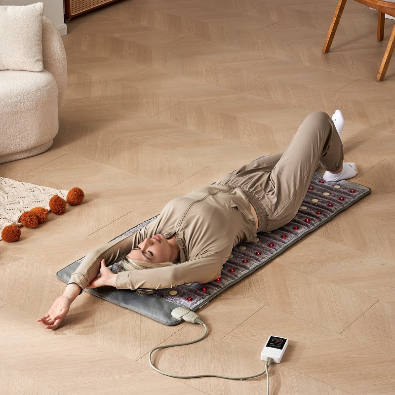 Ametistilämpöalusta 1530x615 mm jade turmaliini kauko-infrapuna 660nm punavalo negatiiviset ionit