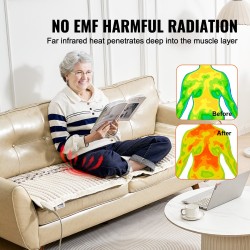 Ametistilämpömatto kaukoinfrapunasäteilyllä luonnonkivillä 1830 x 610 mm