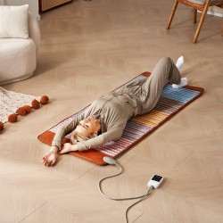 Koko kehon lämmitettävä matto 5 luonnollista kristallia 170×69 cm