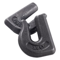 Hitsattava koukku traktorin kauhaan G70-lujuusteräs 9,52 mm 6 kpl