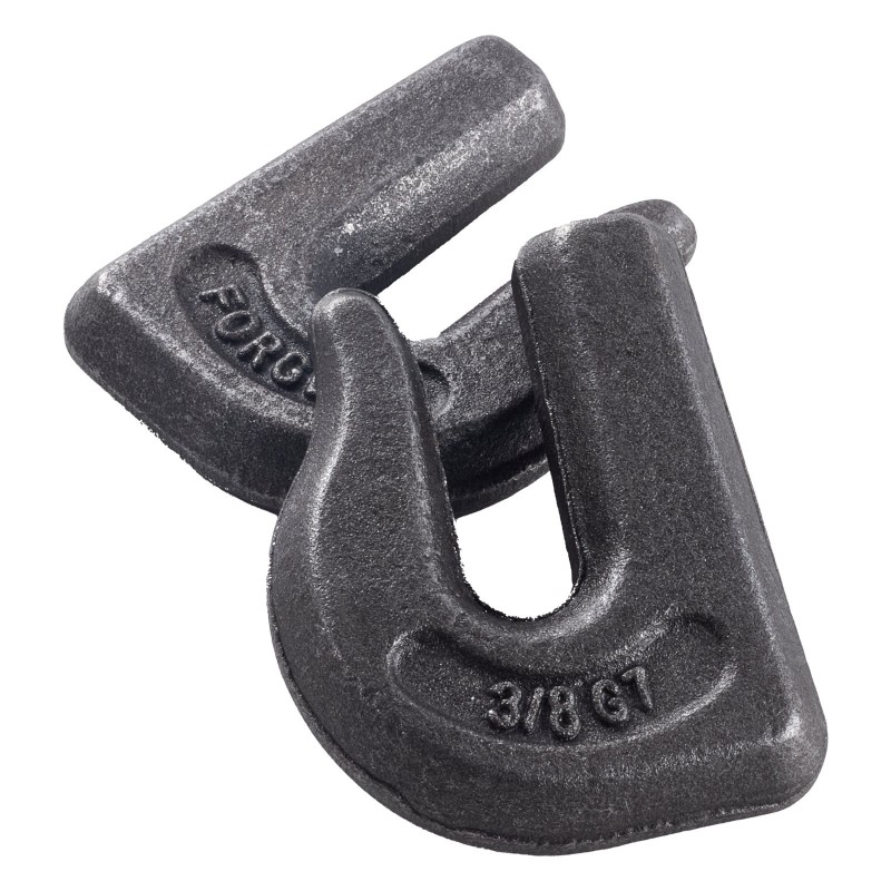 Hitsattava koukku traktorin kauhaan G70-lujuusteräs 9,52 mm 6 kpl