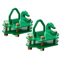 Traktorin kauhan pultattavat G70 taotut tartuntakoukut 3 8 2 kpl vihreät