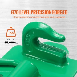 Pultattavat kauhankoukut 3/8 tuuman G70-teräs sidontarenkaalla traktoreihin ja kuorma-autoihin