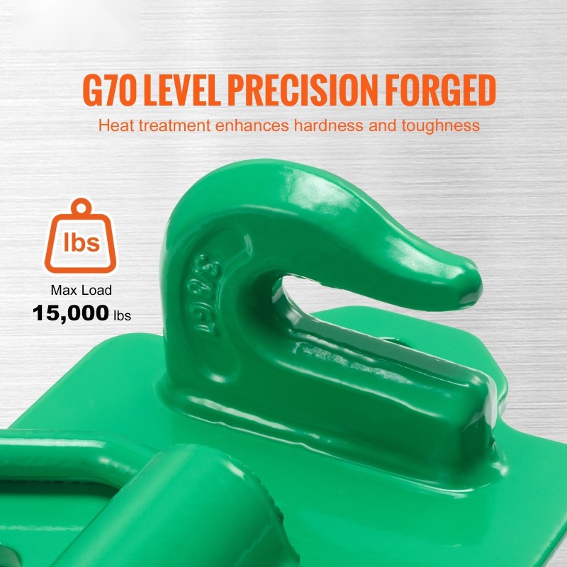 Pultattavat kauhankoukut 3/8 tuuman G70-teräs sidontarenkaalla traktoreihin ja kuorma-autoihin