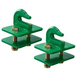 Kauhahakaset G70 korkealujuusteräksestä 9 52 mm ketjuille 2 kpl pultattava taustalevyllä traktoreihin