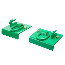 Traktorin kauhan 5 16 tuumainen G70 taottu tartuntakoukku D renkaalla 2 kpl pultattava