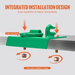 Traktorin kauhan 5/16-tuumainen G70 taottu tartuntakoukku D-renkaalla 2 kpl pultattava