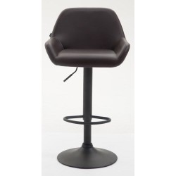 Korkeussäädettävä pyörivä baarijakkara keinonahkaa 2 kpl setti