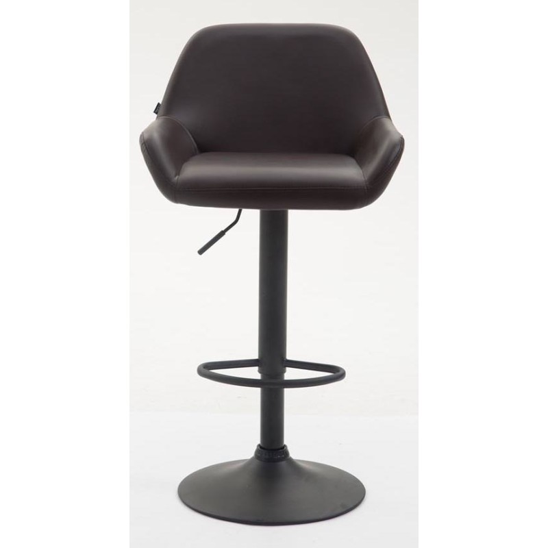 Korkeussäädettävä pyörivä baarijakkara keinonahkaa 2 kpl setti