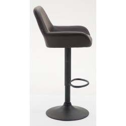 Korkeussäädettävä pyörivä baarijakkara keinonahkaa 2 kpl setti