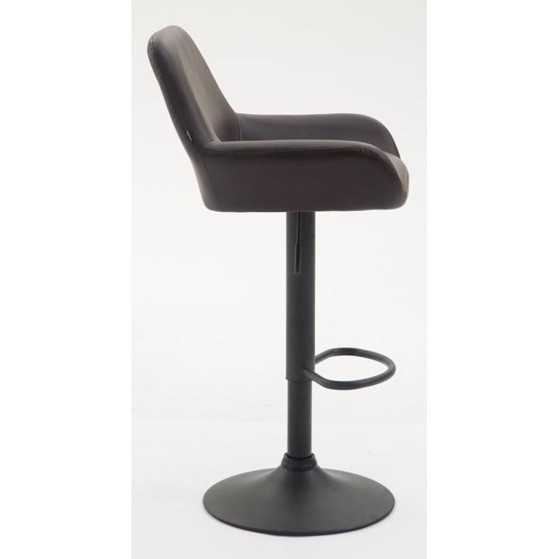 Korkeussäädettävä pyörivä baarijakkara keinonahkaa 2 kpl setti