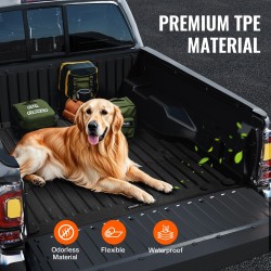 Kuormatilan matto TPE 5 ft lavalle Toyota Tacoma 2005–2023 liukumaton musta