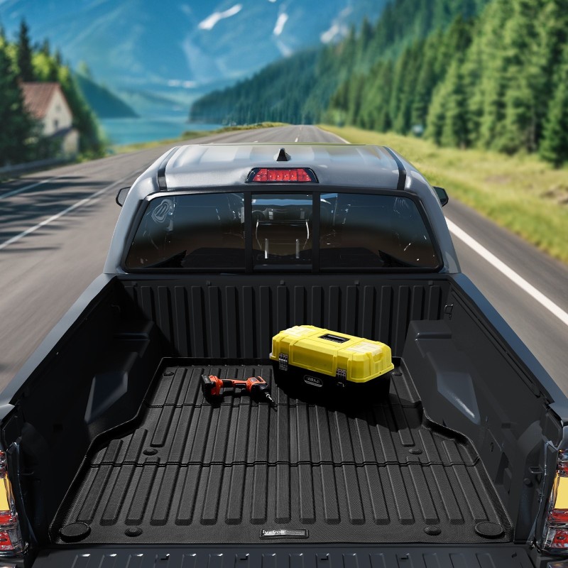 Kuormatilan matto TPE 5 ft lavalle Toyota Tacoma 2005–2023 liukumaton musta