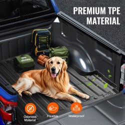 Lavamatto TPE musta 5,5 jalan Ford F-150 2015–2024 luistamaton