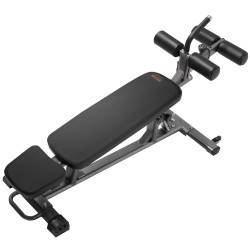 Voimaharjoittelupenkki hiiliteräsrunko säädettävä kotikäyttöön 454 kg kantavuus leveä pehmustettu selkänoja