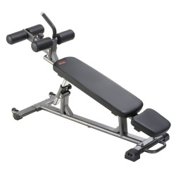 Monikäyttöinen kotikuntopenkki hiiliteräsrunko 4 portainen korkeussäätö säädettävä jalkatuki 453 kg kantavuus