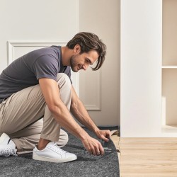 Liukuestematto polyesterihuopa lateksipohja 1,52 m² 6 mm