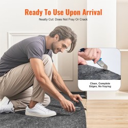 Mattopohja polyesterihuovasta 2240 x 3060 mm 12 mm harmaa maton alle