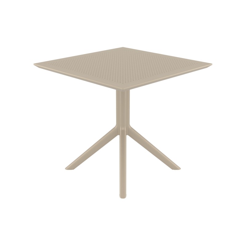 Sky 80 moderni vedenkestävä pöytä sisä- ja ulkokäyttöön