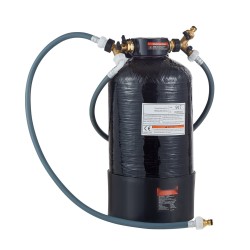 Deionisoitu veden järjestelmä autonpesuun 13 litran lasikuitusäiliö käsikäyttöisellä vedenlaatumittarilla kaksitoimisella