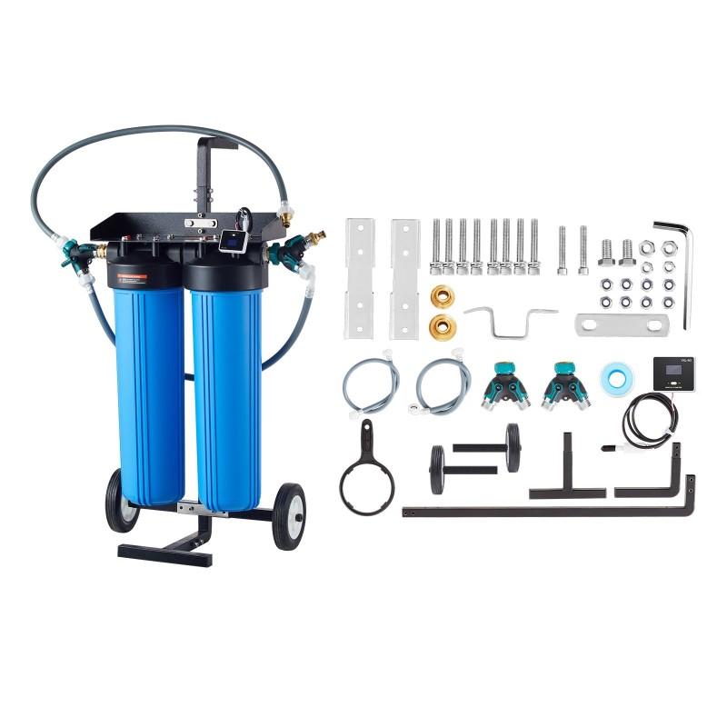 Deionisoitu vesijärjestelmä autonpesuun integroitu TDS-mittari kaksitoiminen ulostulotila 1211 l