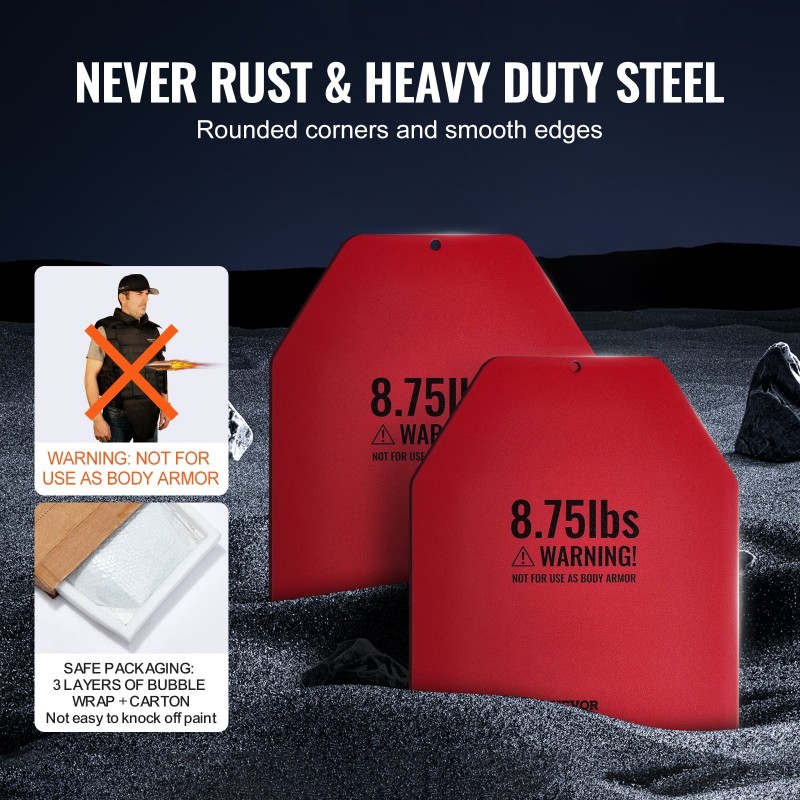 Painolevyt teräs kaksi kappaletta 8,75 paunaa painoliiviin mattapunainen