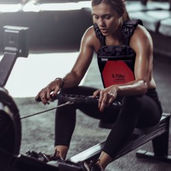 Painolevyt teräs kaksi kappaletta 8,75 paunaa painoliiviin mattapunainen