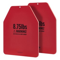 Painolevyt teräs kaksi kappaletta 8,75 paunaa painoliiviin mattapunainen