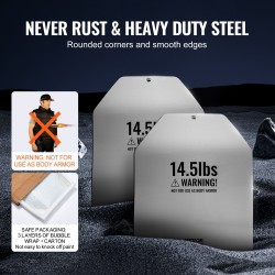 Painolevyt 2 kpl 14,5 paunaa teräs kolmiulotteinen kaareva muoto painoliiviin