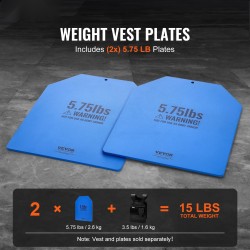 Painoliivilevyt teräs 2 kpl 5,75 paunaa pyöristetyt kulmat yhteensopivat useimpiin liiveihin