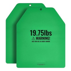 Painolevyt teräksiset pari 19,75 paunaa yhteensä mattavihreät painoliiveihin