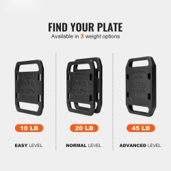 Valurautaiset ruck-painolevyt 2 kpl 4,5 kg säädettävä 4,5–9 kg ruck-kävelyyn