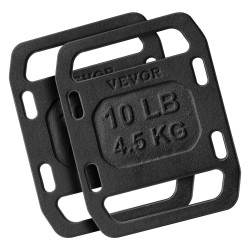 Valurautaiset ruck-painolevyt 2 kpl 4,5 kg säädettävä 4,5–9 kg ruck-kävelyyn