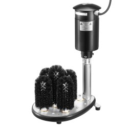 Lasinpesukone sähkökäyttöinen 5 harjainen 1200 lasia tunnissa kompakti ruostumaton teräs