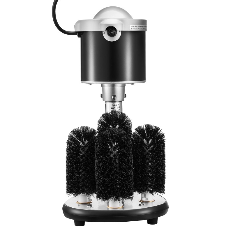 Sähkökäyttöinen lasinpesukone ruostumatonta terästä viisi harjaa kuusisataa lasia tunnissa