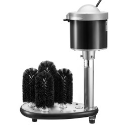 Sähkökäyttöinen lasinpesukone ruostumatonta terästä viisi harjaa kuusisataa lasia tunnissa