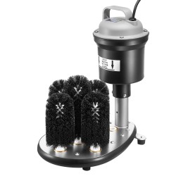 Sähköinen lasinpesukone ruostumaton teräs 5 harjaa 1200 lasia tunnissa 50 70 mm laseille