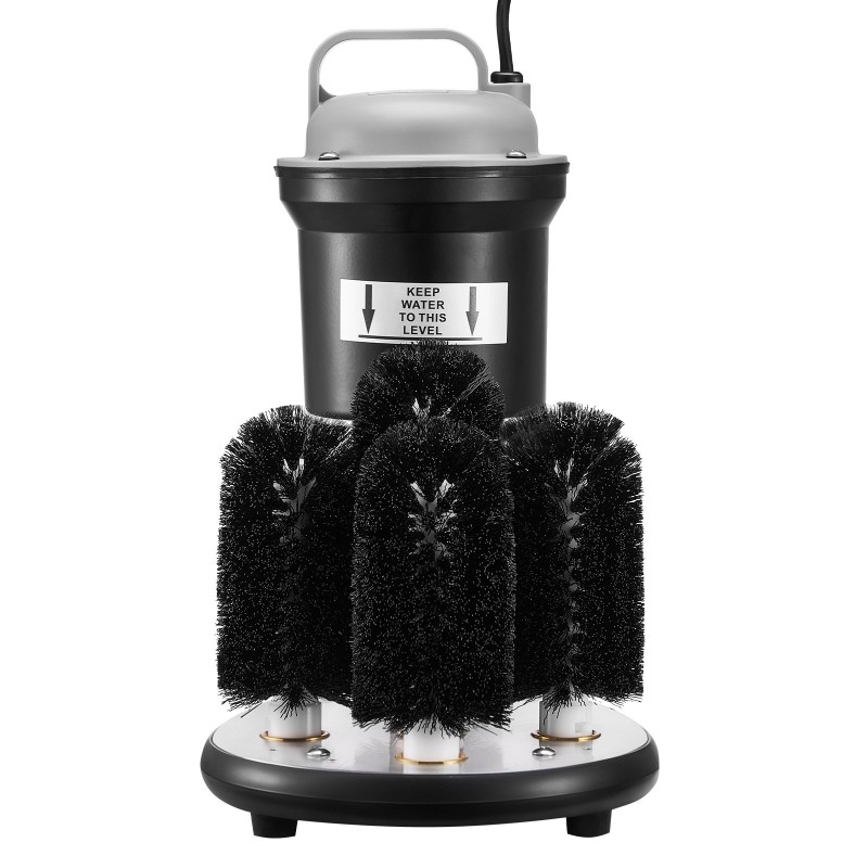 Sähköinen lasinpesukone ruostumaton teräs 5 harjaa 1200 lasia tunnissa 50–70 mm laseille